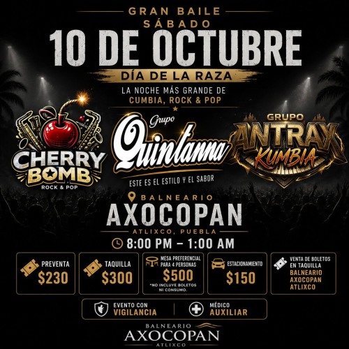 Gran Baile en Balneario Axocopan