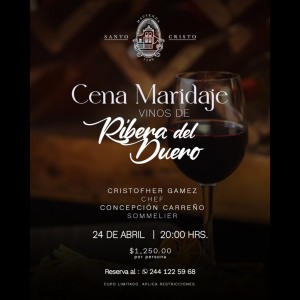 Cena Maridaje - Santo Cristo