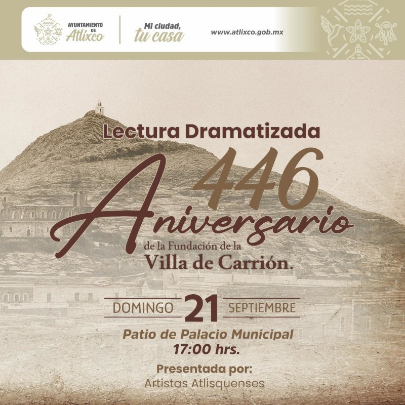 446 Aniversario de la Fundacin de la Villa de Carrin