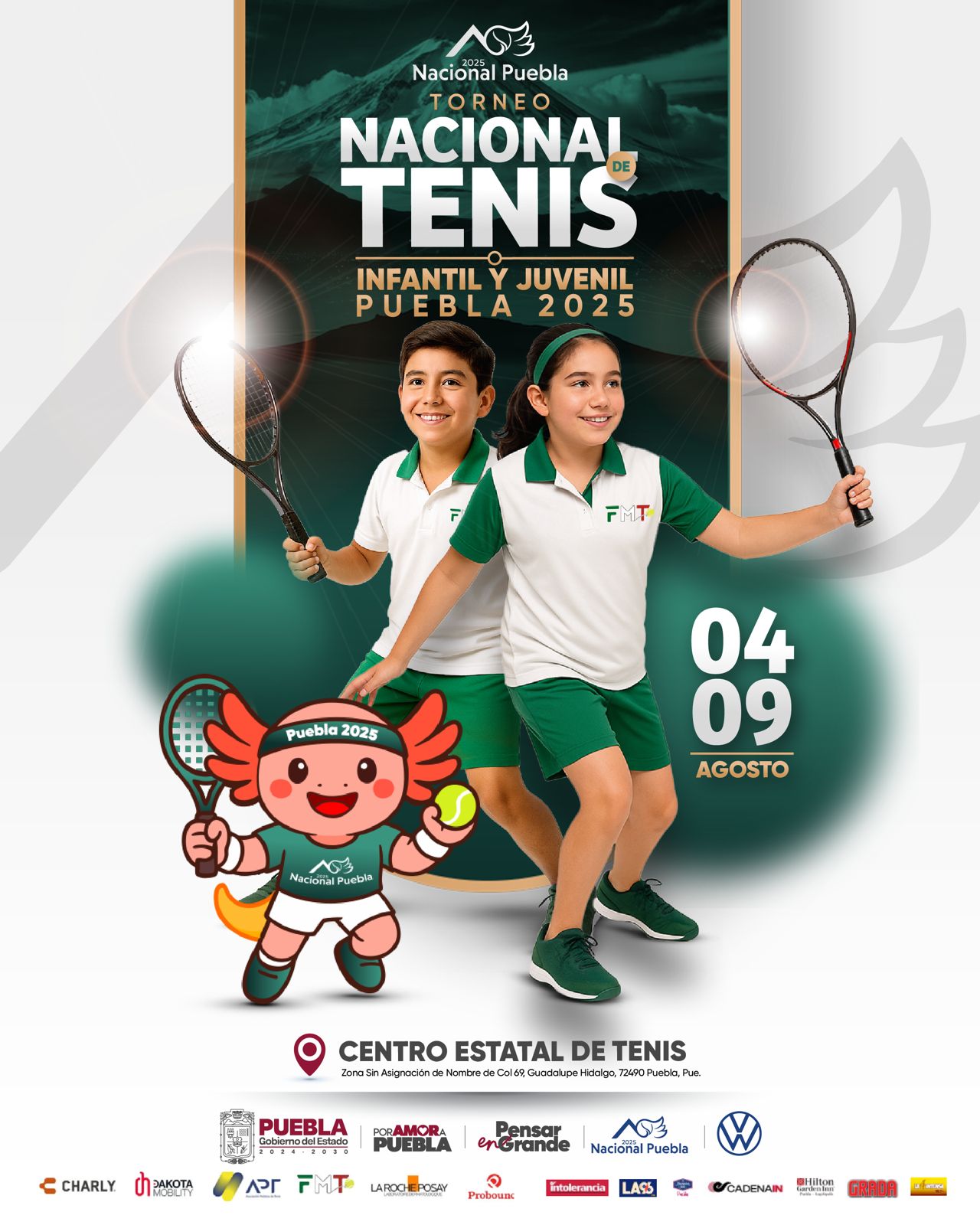 Nacional de Tenis Infantil y Juvenil Puebla 2025
