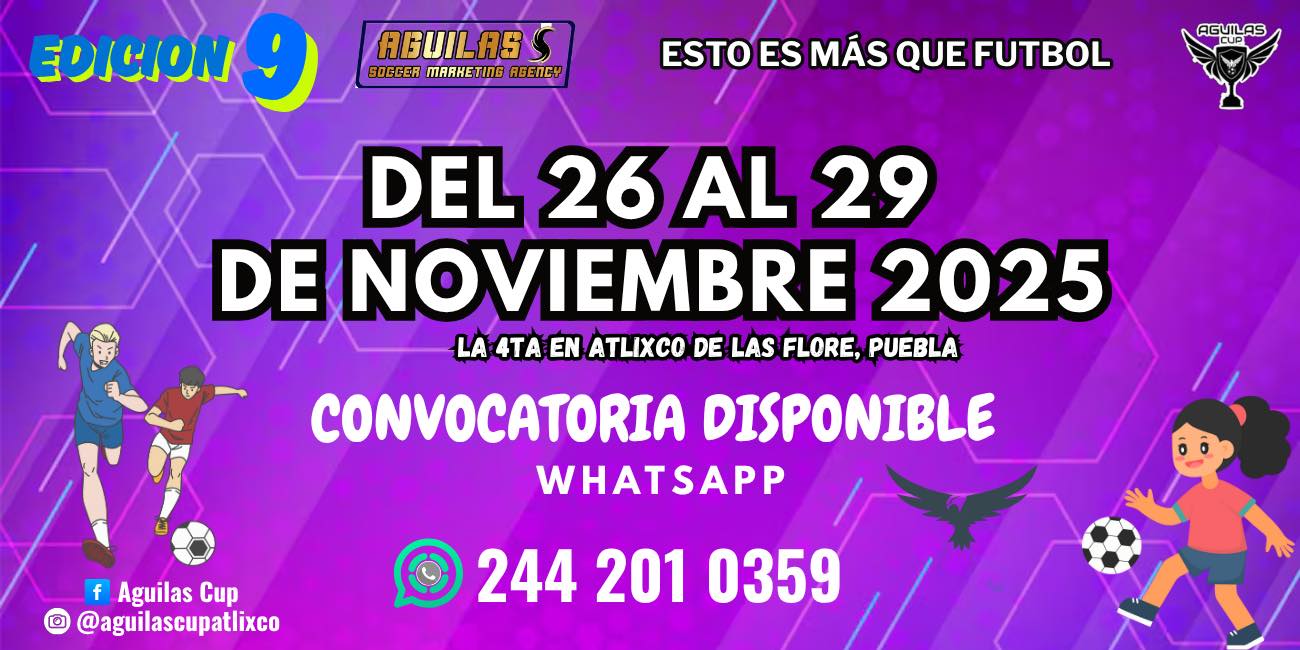 4ta Aguilas Cup en Atlixco