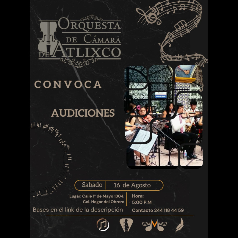 Audiciones Orquesta de Cmara de Atlixco